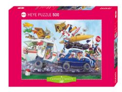 HEYE CASSE-TÊTE 500 PIÈCES - LOUP, PARTI EN VACANCES ! (MORDILLO) #78-29988